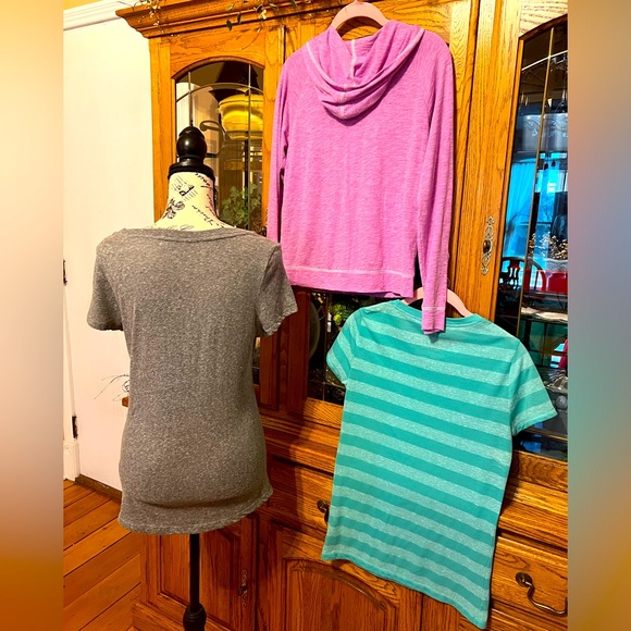 Junior’s Vintage Summer Slub T’s & Hoodie Lot - Large 👧 - Picture 2 of 15